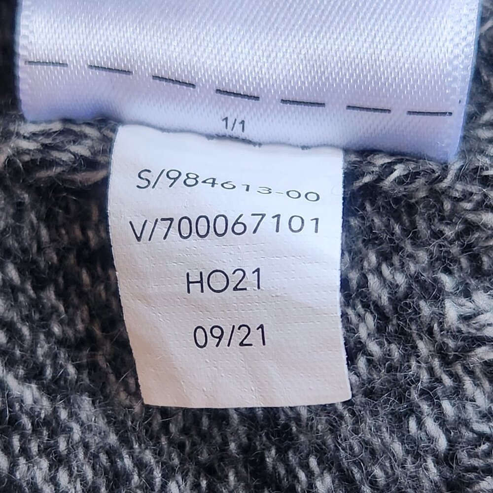 NWOT Athleta Vital V Wool/Cashmere Tunic Sweater Marled Grey - Picture 6 of 12